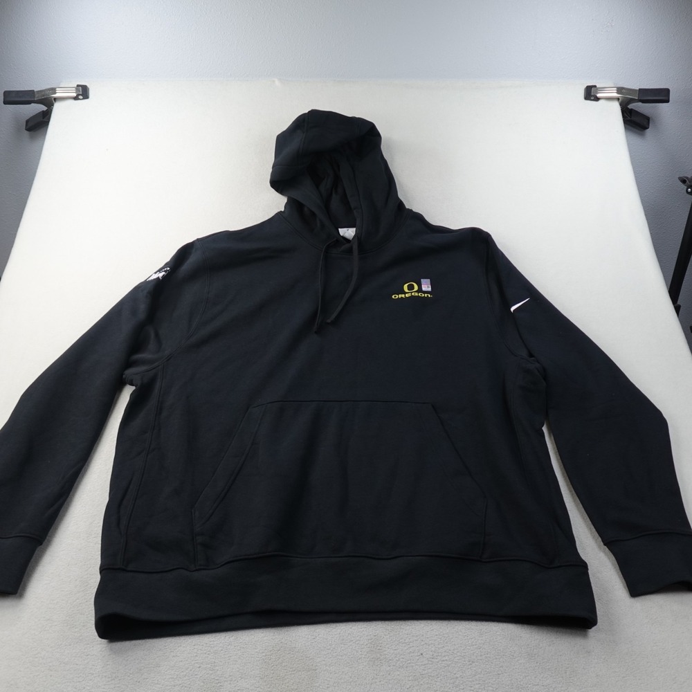 Nike Oregon Ducks Hoodie Mens XXL Black Modelo Beer Sponsor DR1499 NWT